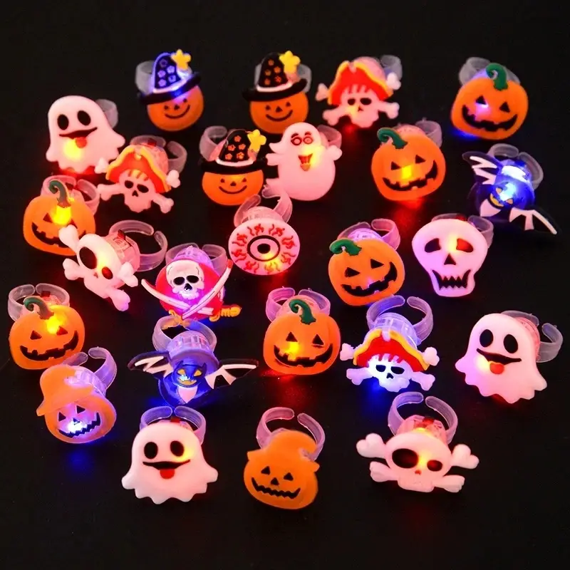 Halloween-ring med LED-lys