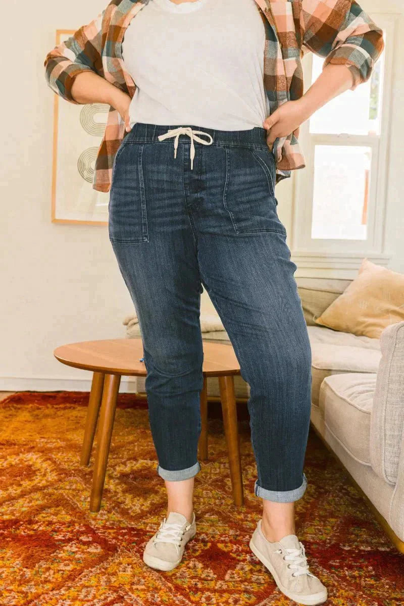 Strækbare Jogger Jeans 1+1 Gratis